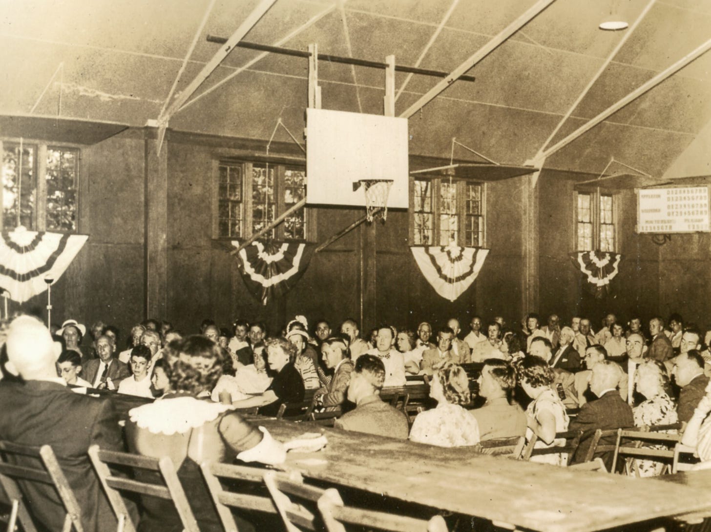 Banquet inside Appleton Academy Gym