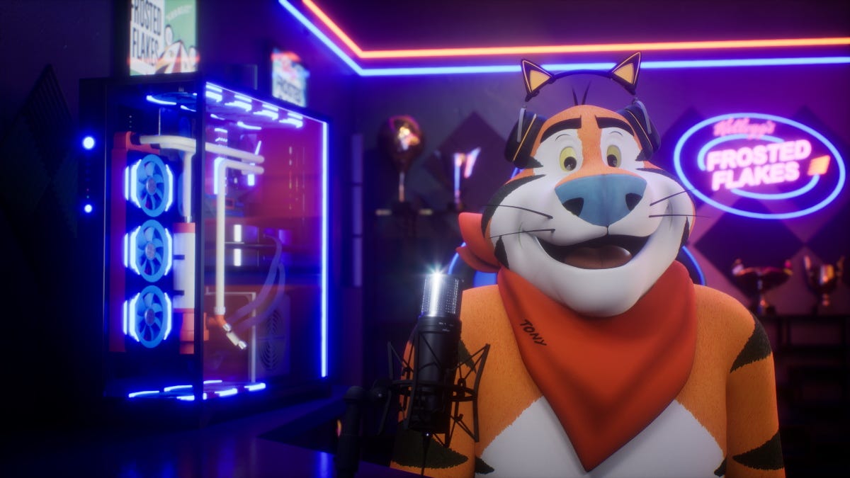Kellogg's Frosted Flakes Brings Tony the Tiger to Twitch