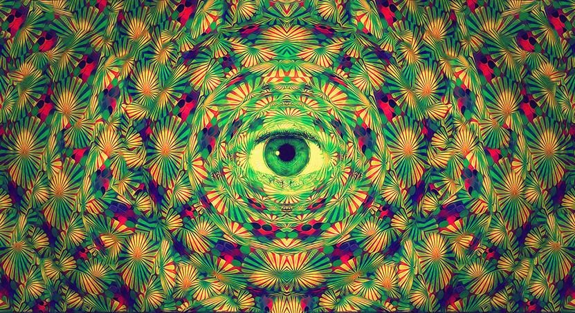 Best Quality Psychedelic Trippy Art Fabric Poster 43 X 24 24 X 13 Decor 09  At Cheap Price, Online Paintings | DHgate.Com