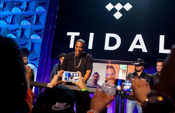 Jay Z Counters Reports of Struggles at Tidal Music Streaming Service - The  New York Times