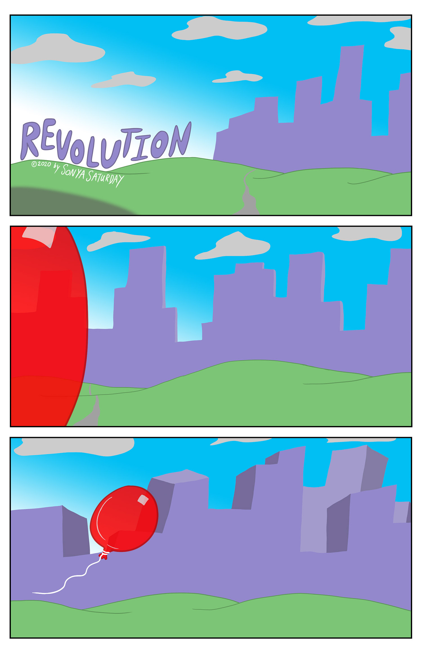 Revolution comic by Sonya Saturday
