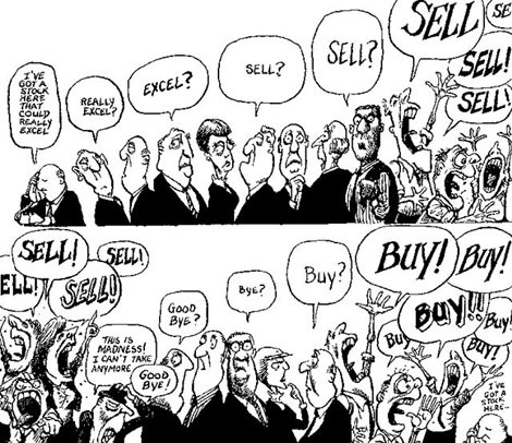 Stock Market Cartoon - Pixelview.pro