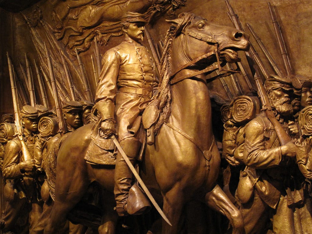 Robert Gould Shaw Memorial | There they march, warm ...