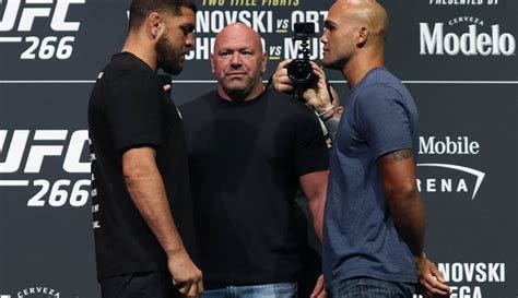 Nick Diaz and Robbie Lawler share brief face-off at UFC ...