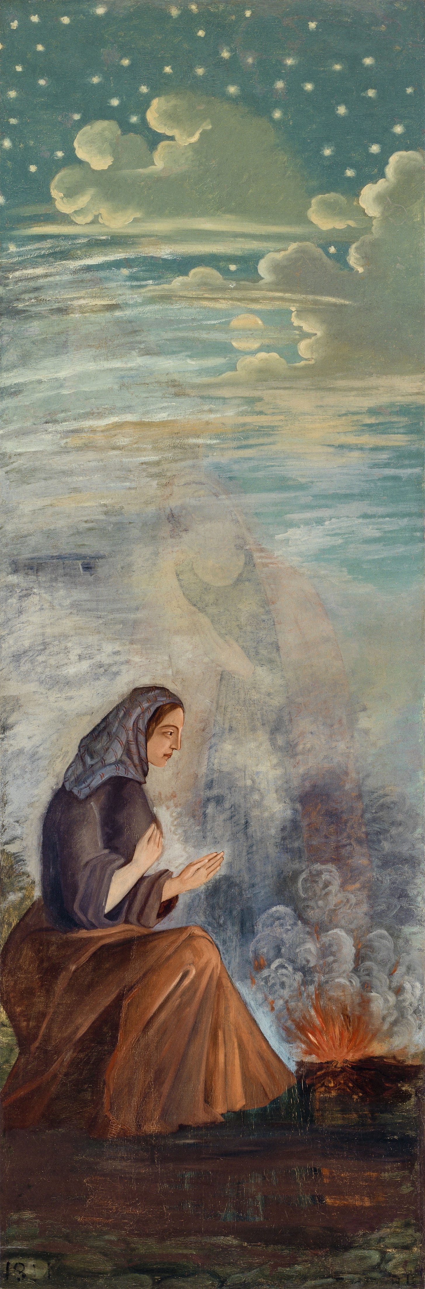 Les quatre saisons – L’hiver (1860) by Paul Cézanne