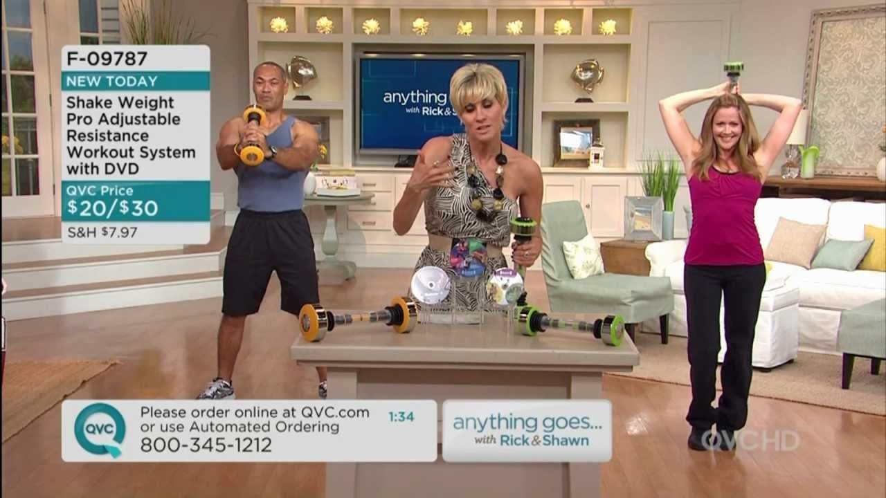 QVC Host Shawn Killinger with Erica Shaffer Using The Shake Weight - YouTube