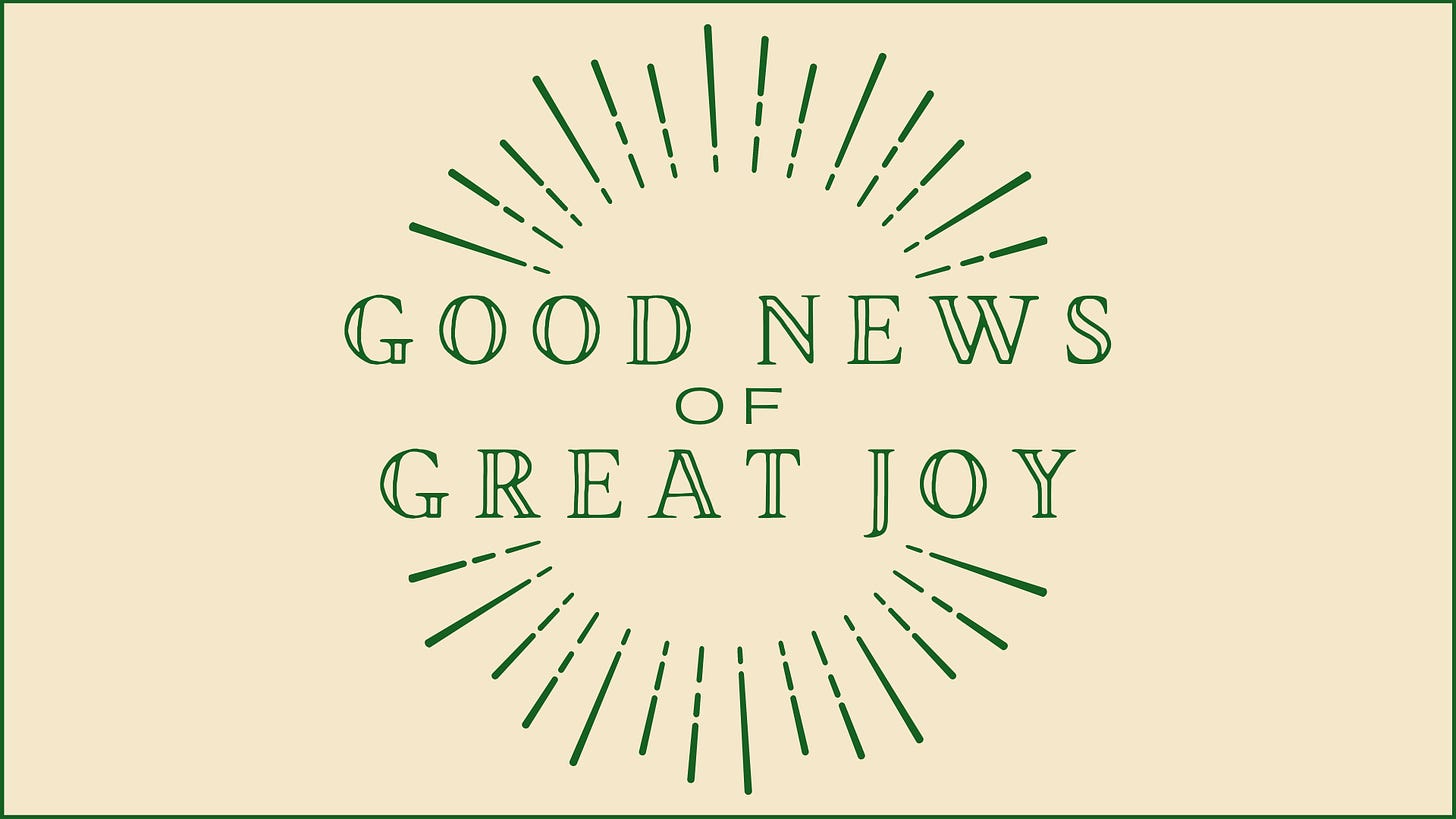 River City Downtown: Fargo, ND > Advent 2020 - “Good News of Great Joy”