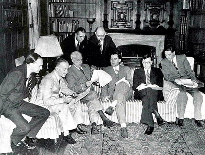 File:Informal meeting in the Study, Dumbarton Oaks, Washington, D.C., 1944, National Archives (Loxley, Cadogan, Stettinius, Gromyko, Sobolev, Berezhkov, Dunn, Pasvolsky).jpg