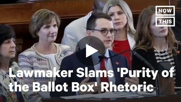 Lawmaker Calls Out 'Purity of the Ballot Box' Racist Rhetoric