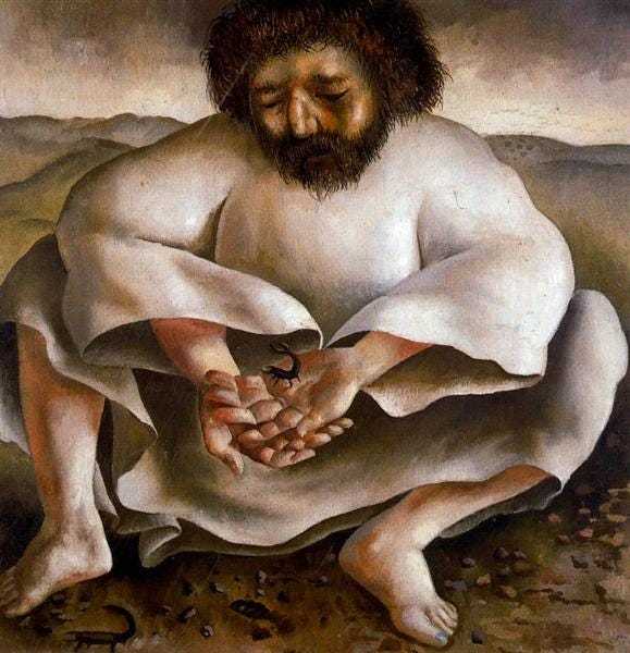 Christ in the Wilderness by Stanley Spencer
