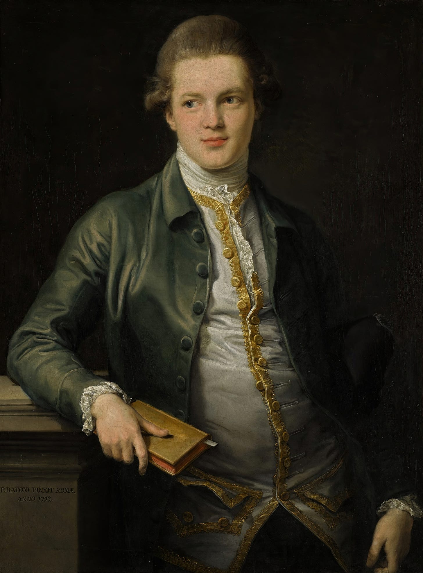 Portrait of Thomas Orde, later Orde-Powlett and 1st Baron Bolton (1773) by Pompeo Batoni
