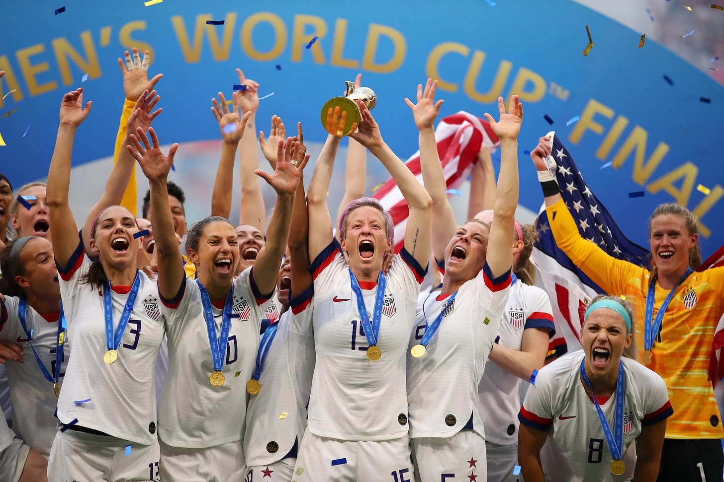 Image result for uswnt world cup champions