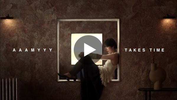 AAAMYYY - TAKES TIME [Official Music Video]