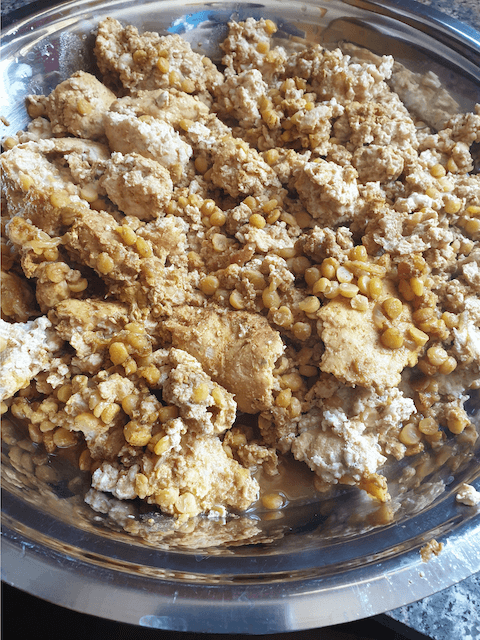 cooled minced mix