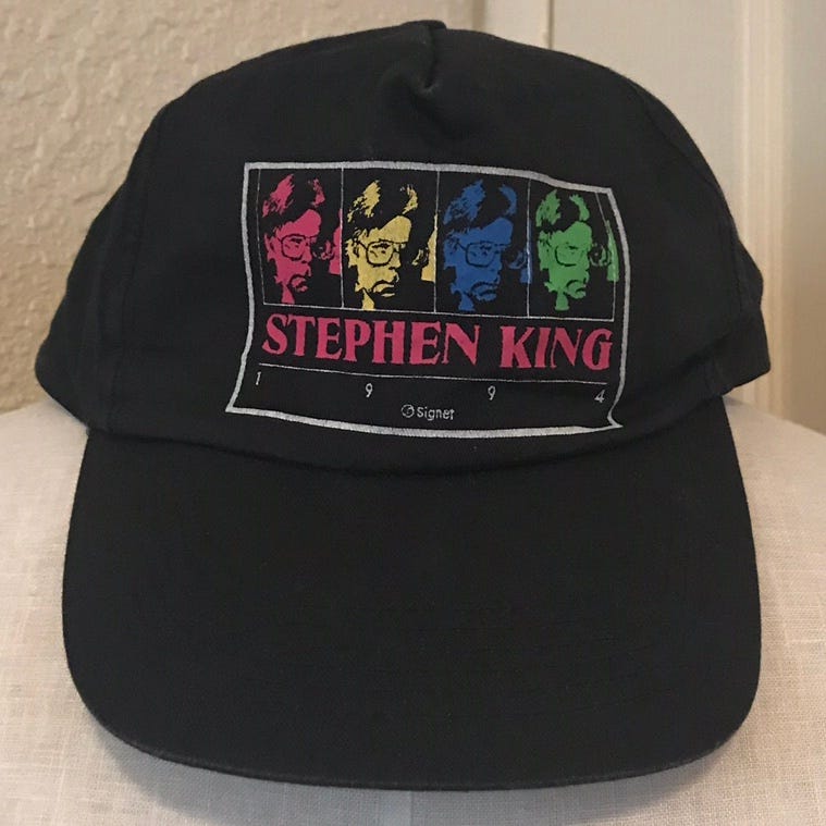 Rare 1994 Stephen King SnapBack hat. Free... - Depop