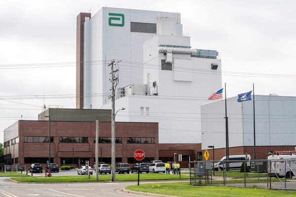 The Abbott Nutrition baby formula plant in Sturgis, Mich., has restarted production.