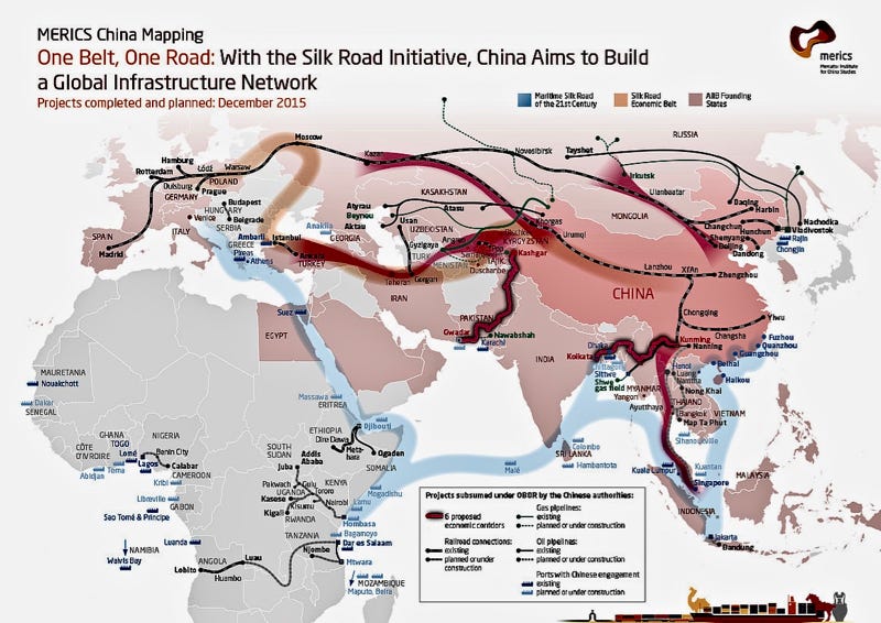 The 'One Belt One Road' Initiative - a Chinese development plan which ...