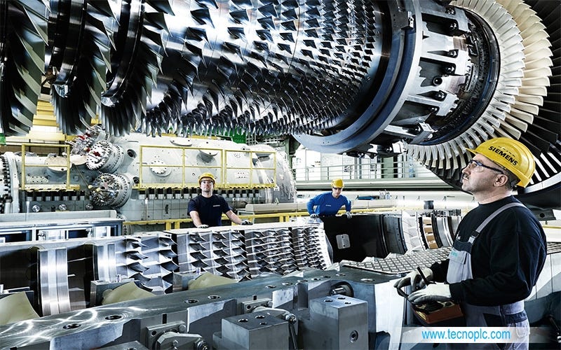 Turbina de gas Siemens bate récord mundial. » tecnoplc