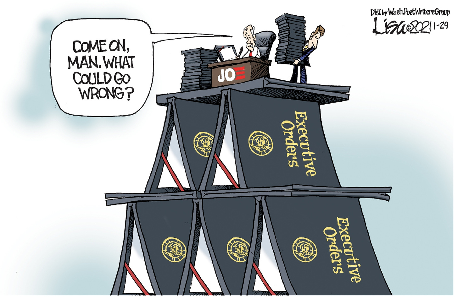 Cartoonist's Take | A White House of Cards: President ...