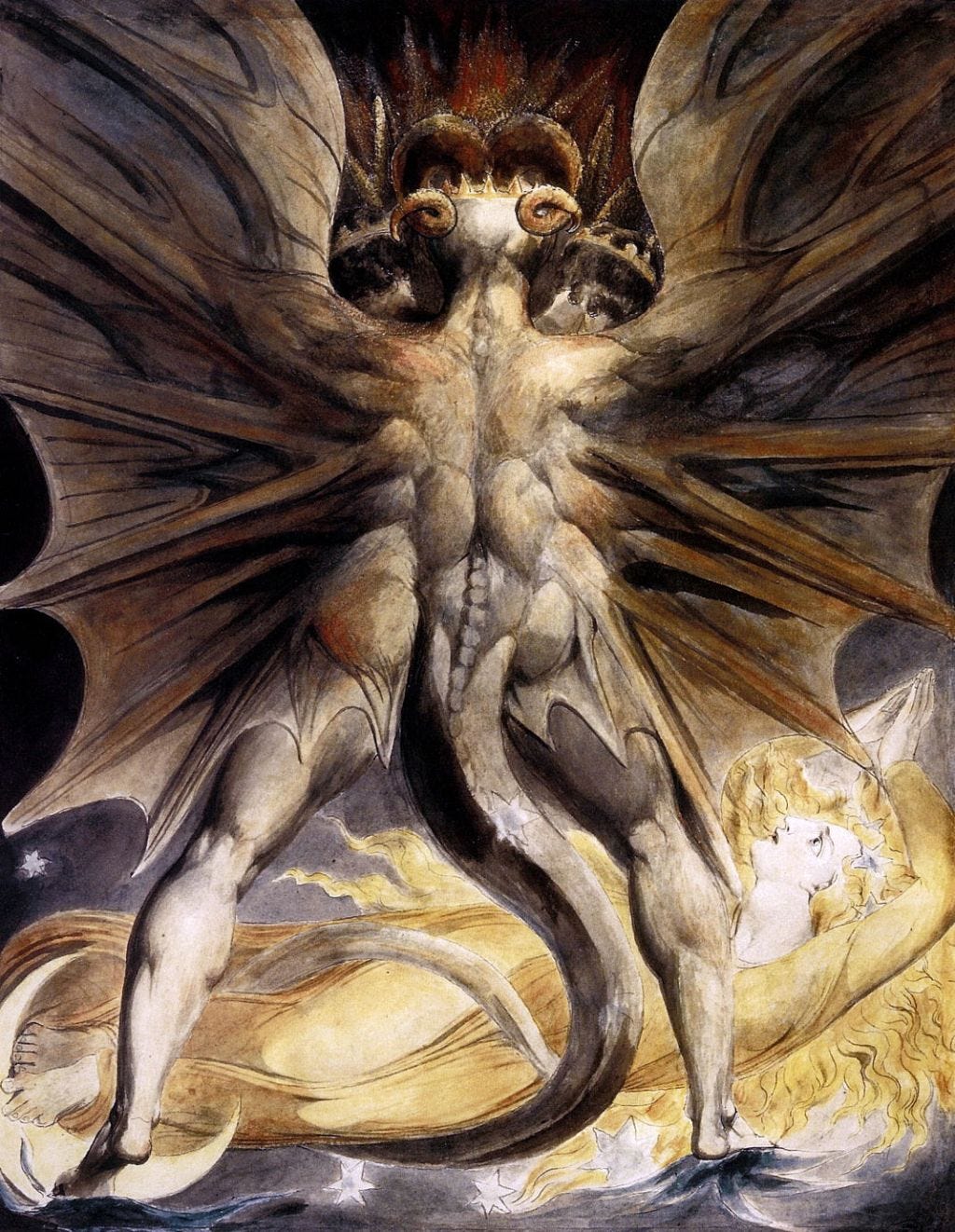 Tyger&#39;s eye: the paintings of William Blake, 11 – A Revelation of beasts –  The Eclectic Light Company