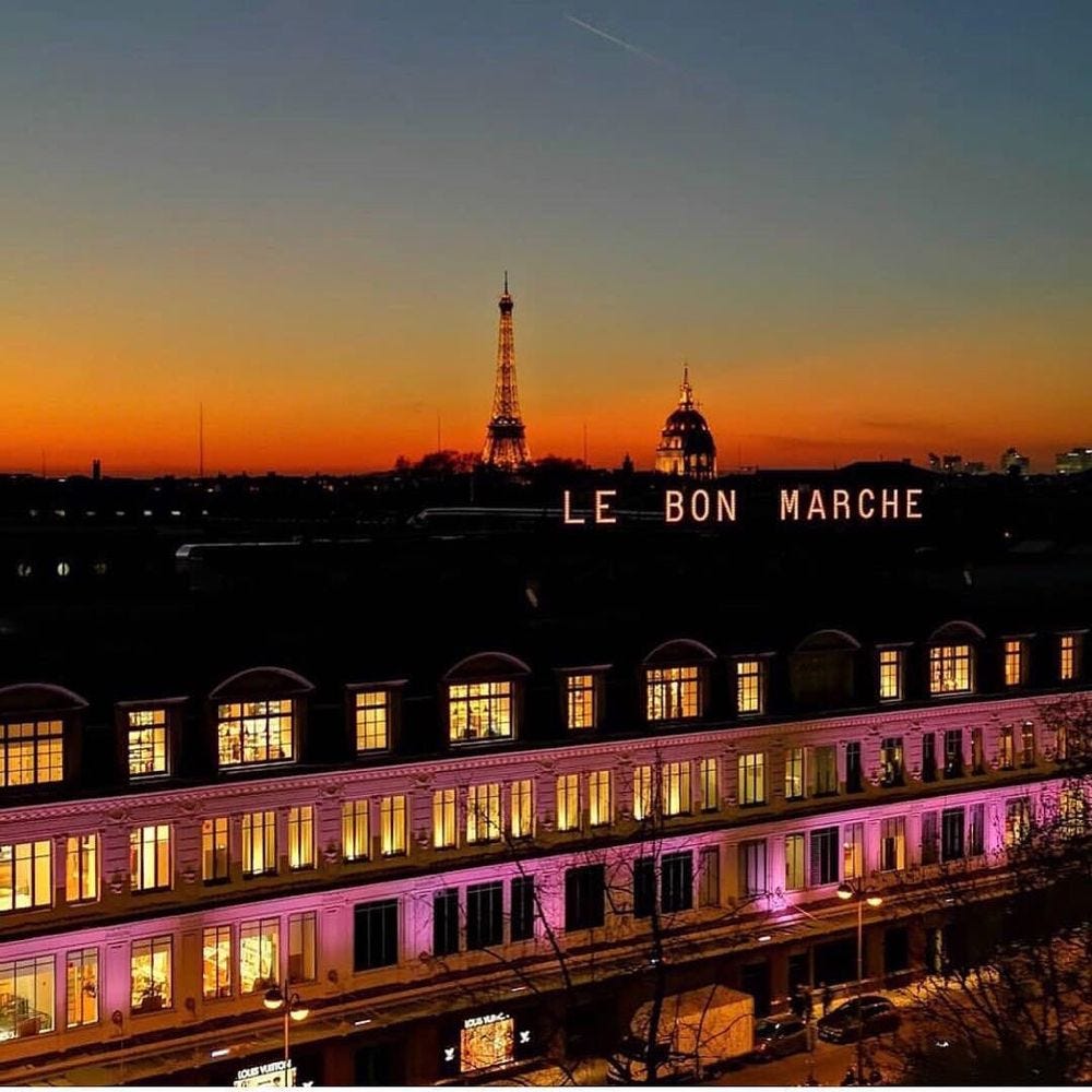 Newsletter de Tamara Tossi Le Bon Marché