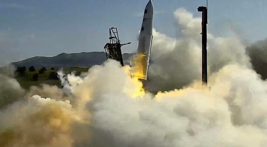 Astra Rocket 3.3 liftoff