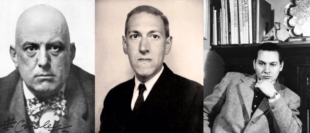 Aleister Crowley, H.P. Lovecraft, and Kenneth Grant