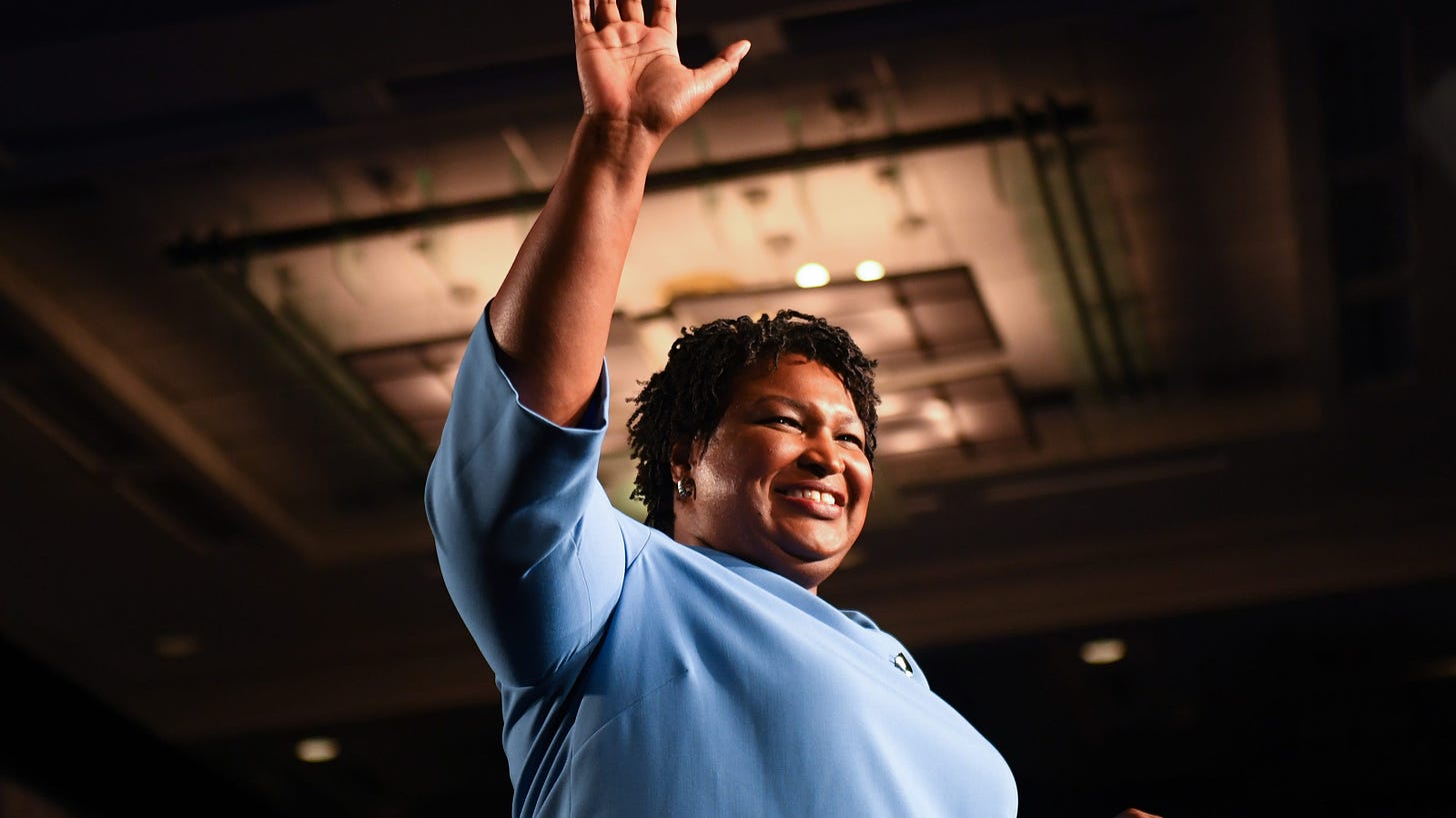 Fact check: Partly false claim about Stacey Abrams&#39; 2018 race