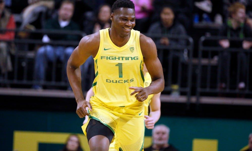 Oregon's N'Faly Dante is reportedly working out again after torn ACL