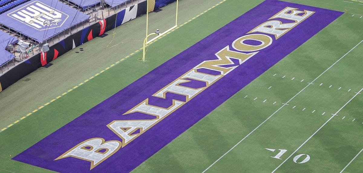 Ravens will honor Mo Gaba with special stadium section, end-zone design at  season opener - Baltimore Sun