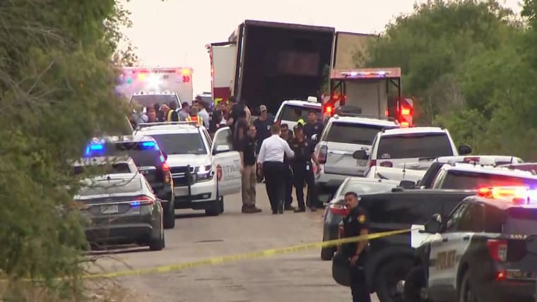 At least 46 migrants found dead inside a truck in San Antonio, officials say