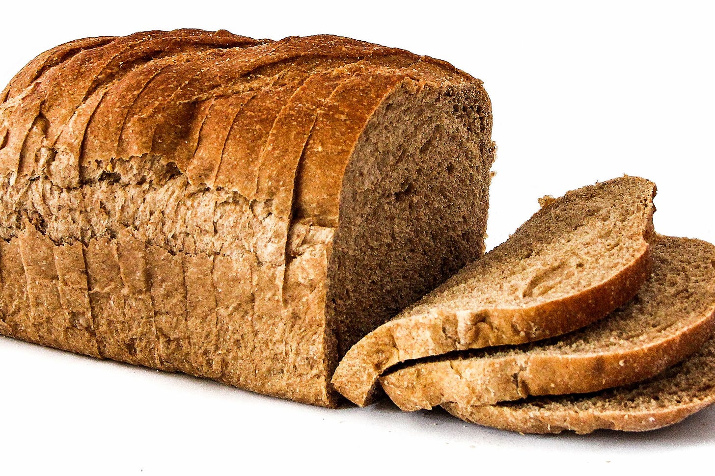 an image of bread that has been cut into slices