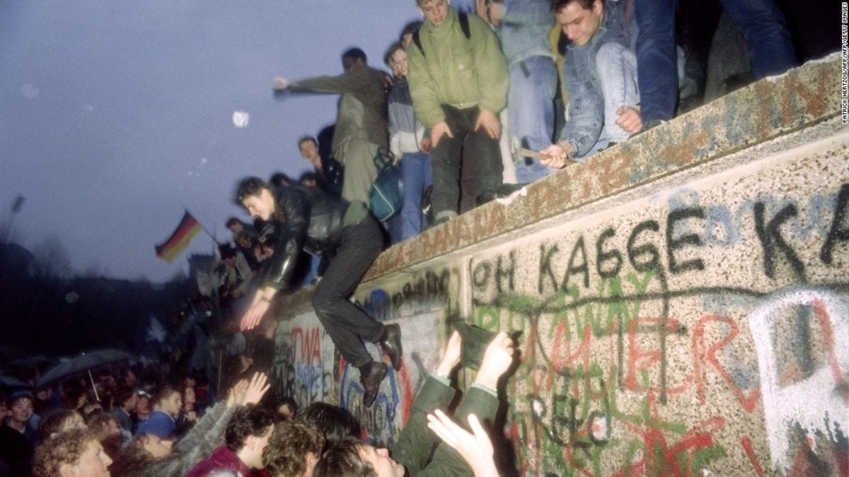 Image result for berlin wall falls