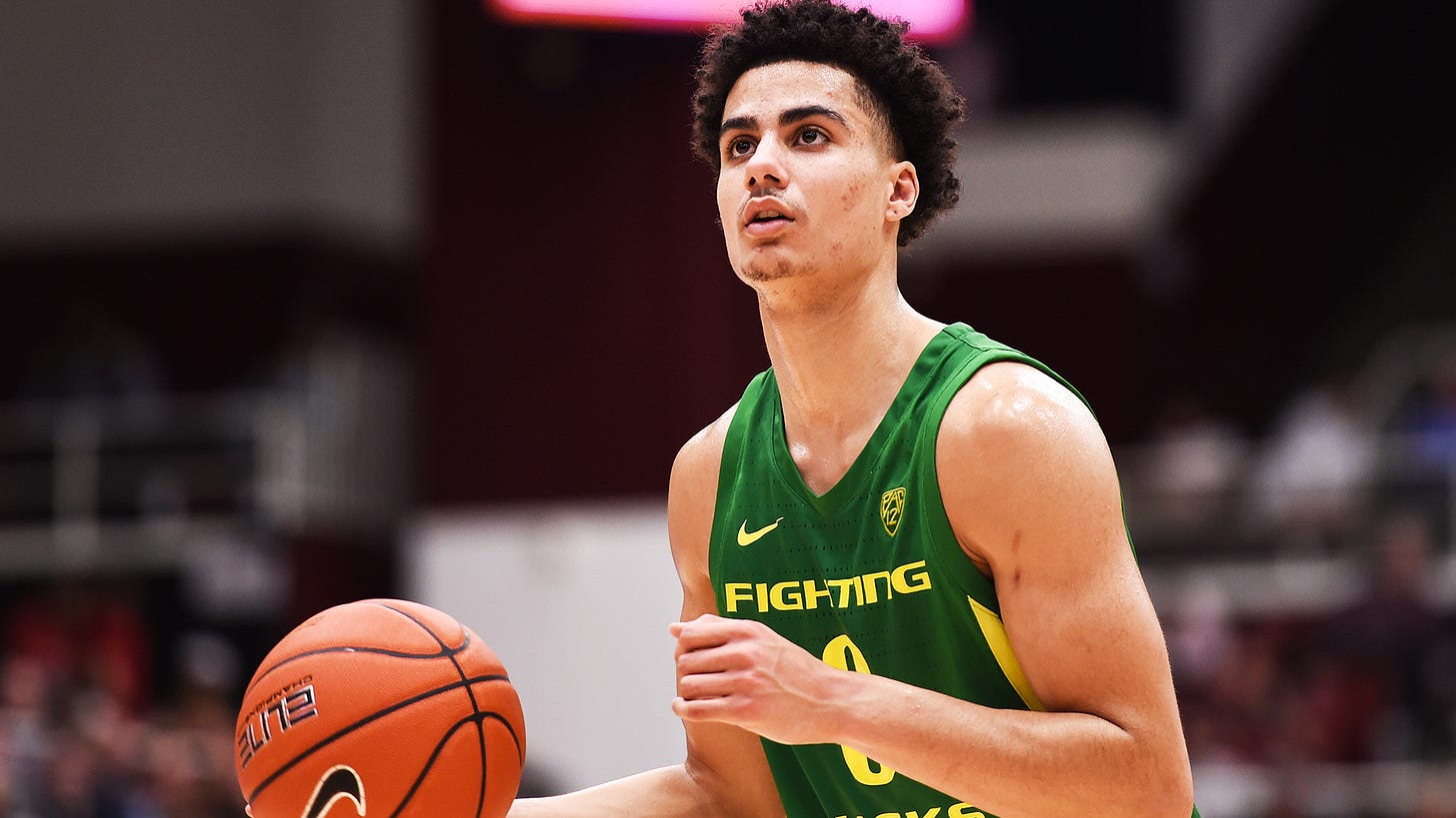 Oregon MBB guard Will Richardson to miss significant time with thumb injury  - NBC Sports Northwest