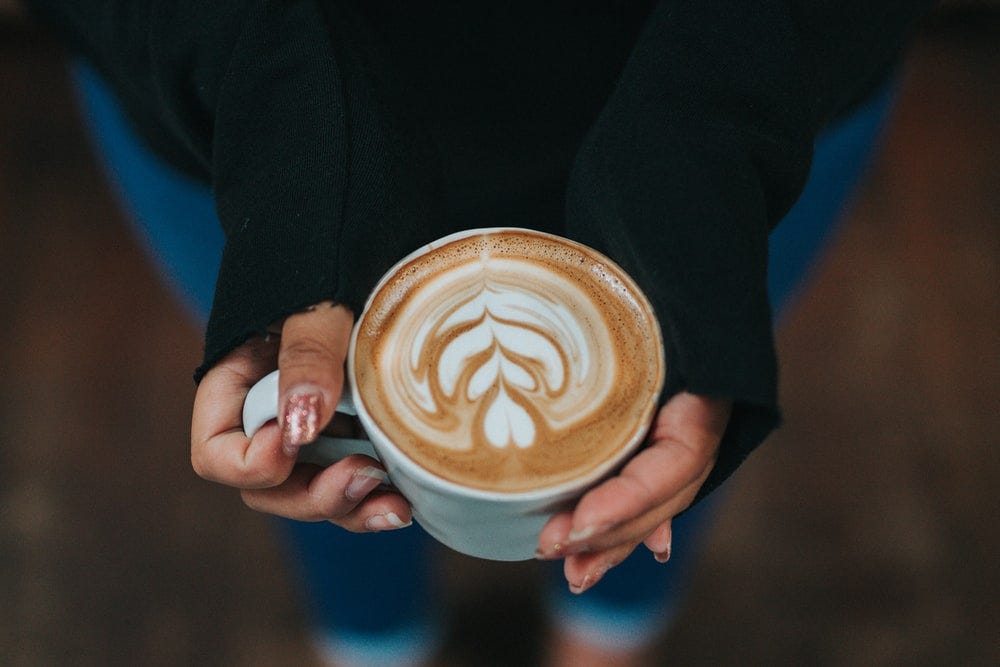 person holding cup of coffee