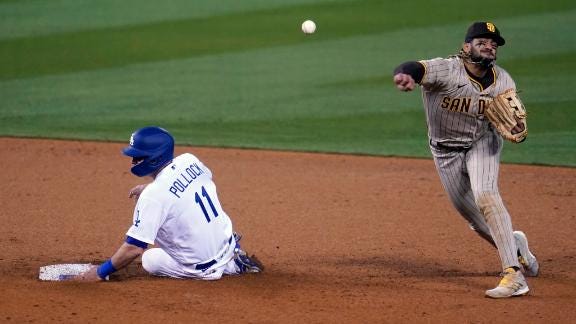 Padres turn an incredible double play to preserve late lead - ESPN Video -  ESPN