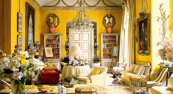 Nancy Lancaster's Yellow Room - The Antiques DivaThe Antiques Diva