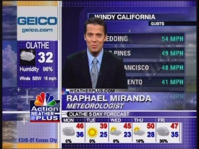 Raphael Miranda - Meteorologist at NBC Weather Plus, 2008 | Meteorologist,  Weather, Gust