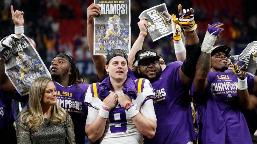 Image result for lsu football sec champions