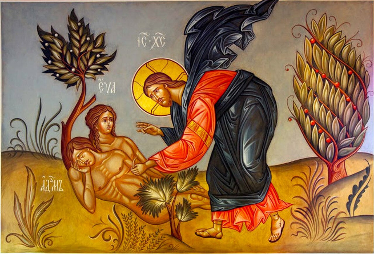 Creation of Eve Icon - OrthodoxGifts.com