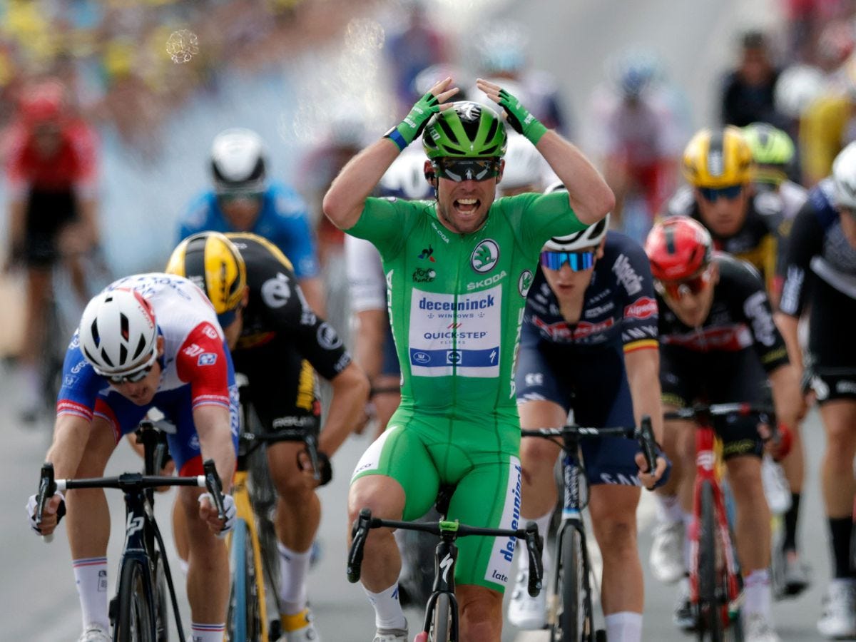 2021 Tour de France: Mark Cavendish Wins Another Sprint at Stage 6