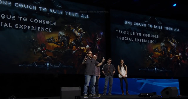 PlayStation Experience Diablo III transition from PC to PS4