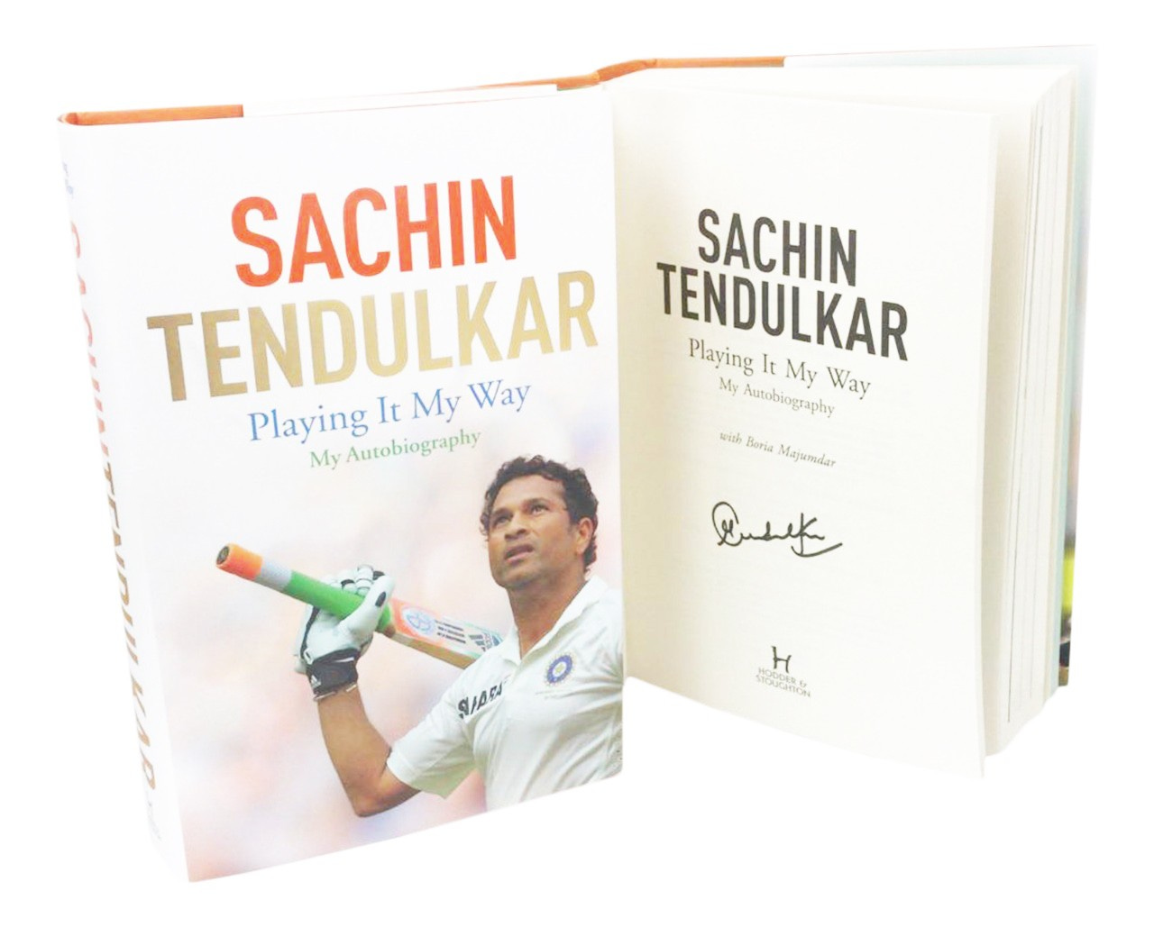 Signed Sachin Tendulkar Book - Playing It My Way Autobiography | Firma  Stella