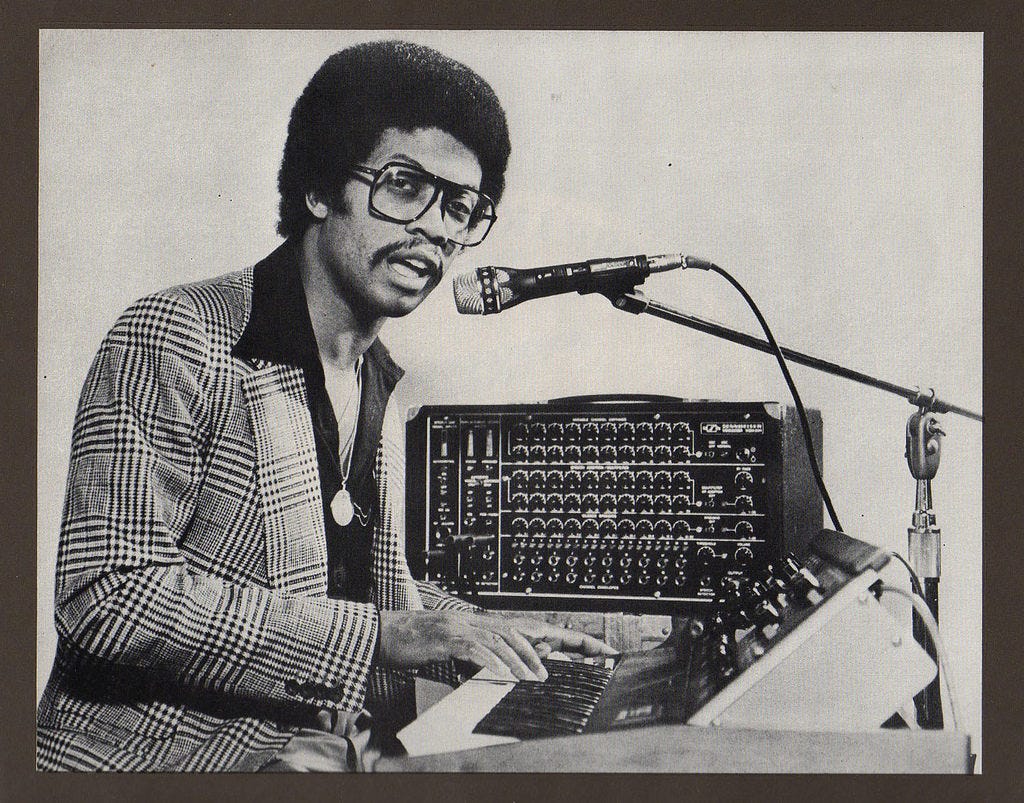 Herbie Hancock with vocoder