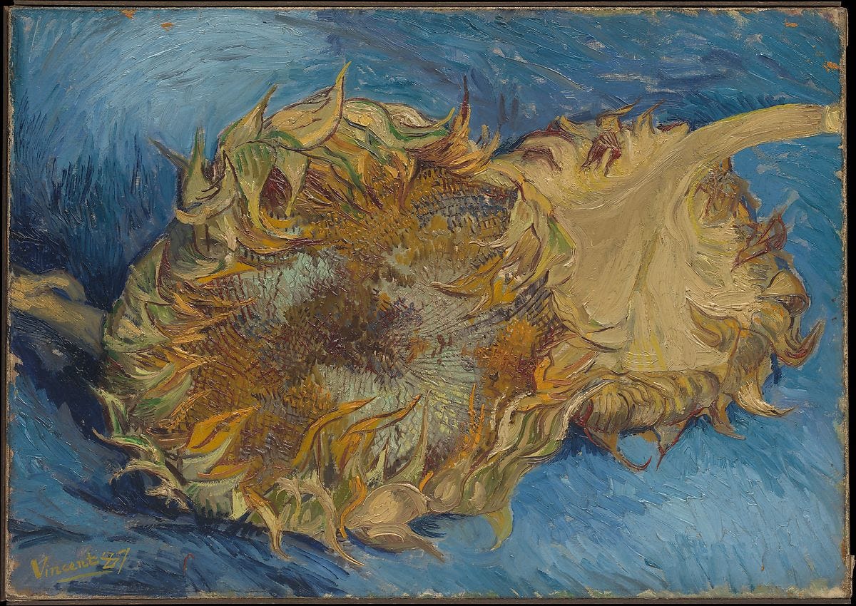Sunflowers, Vincent van Gogh (Dutch, Zundert 1853–1890 Auvers-sur-Oise), Oil on canvas 