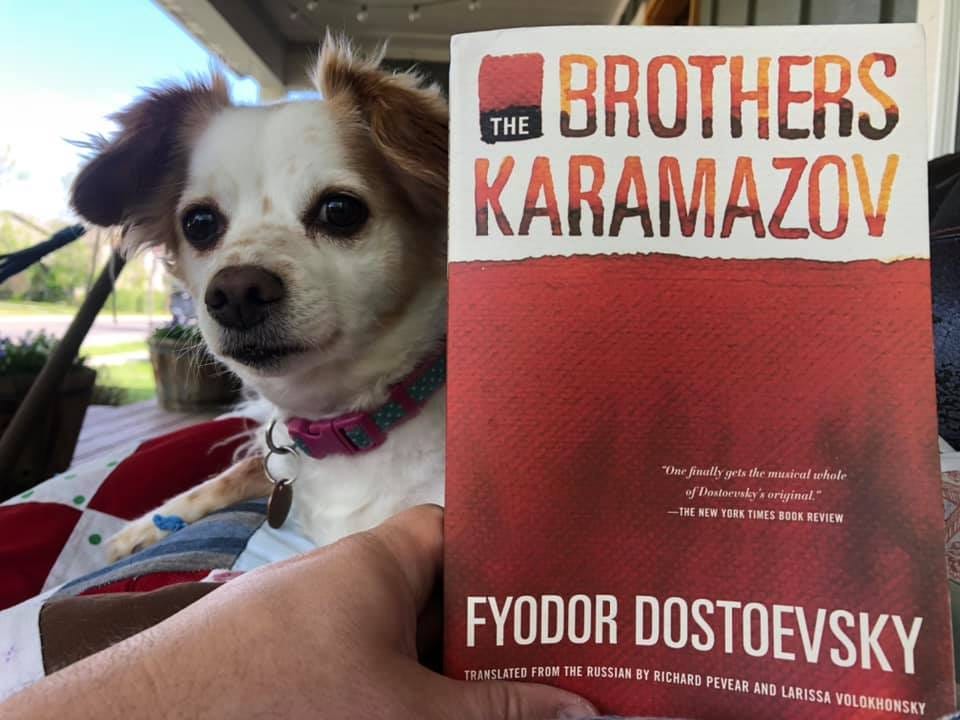 May be an image of book and text that says 'THE BROTHERS KARAMAZOV finally gets the musical whole Dostoersky THE EW YORK TIMES BOOK REVIEW FYODOR DOSTOEVSKY TRANSLATED FROM THE RUSSIAN RICHARD PEVEAR AND LARISSA VOLOKHONSKY'