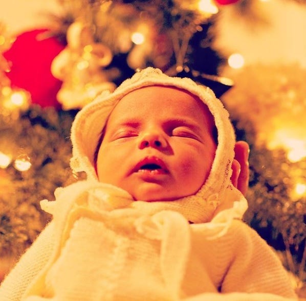 Baby Maybellene Hanson, from Natalie's Instagram https://www.instagram.com/p/CI518loHQxD/