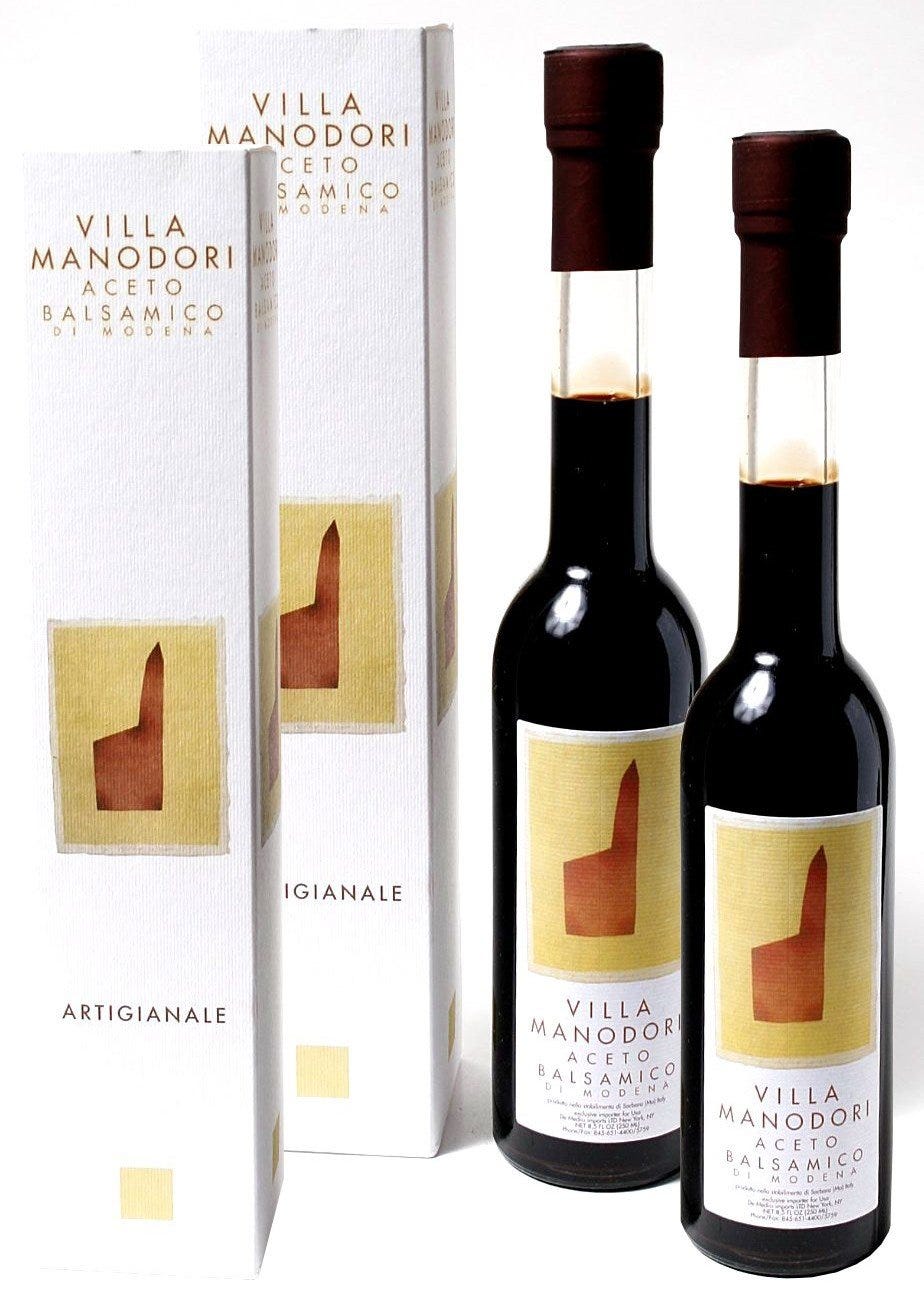 Amazon.com : Villa Manodori Balsamic Vinegar, 2 Bottles (8.5 Fl Oz) : Villa  Vinagar : Grocery &amp; Gourmet Food