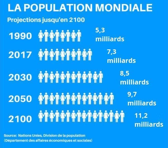 Surpopulation ou extinction : Avec 10 milliards d'humains en 2050, que  deviendra l'espèce humaine ? - CNET France