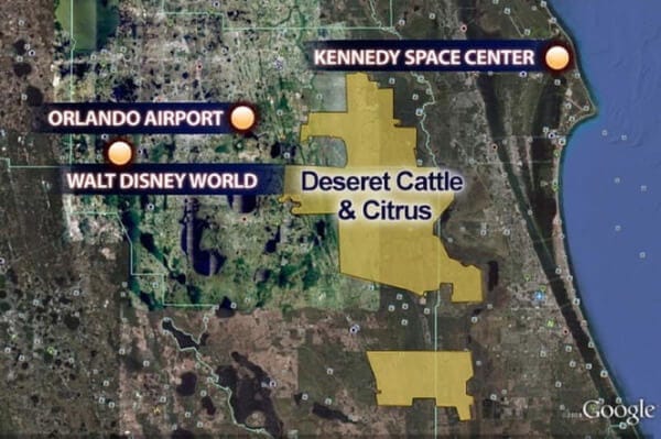 Map of Deseret Ranches Location by University of Idaho